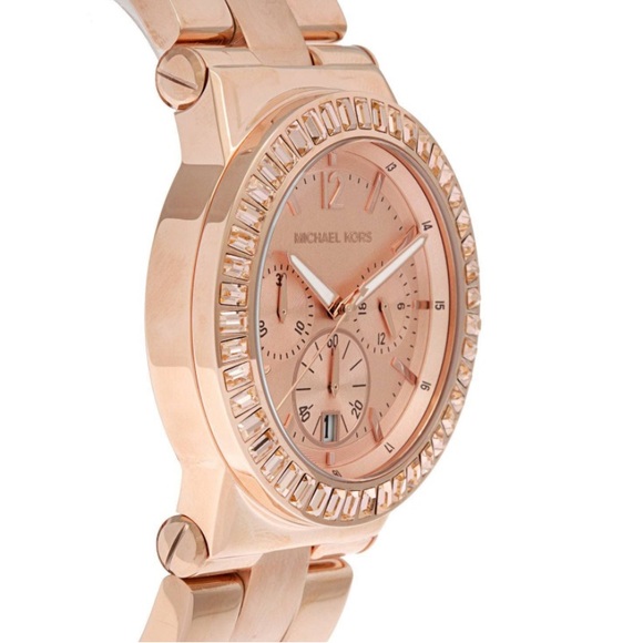 Michael Kors Dylan Rose Gold Dial Rose Gold Steel Strap Watch For Women - MK5412 - Picture 2 of 14